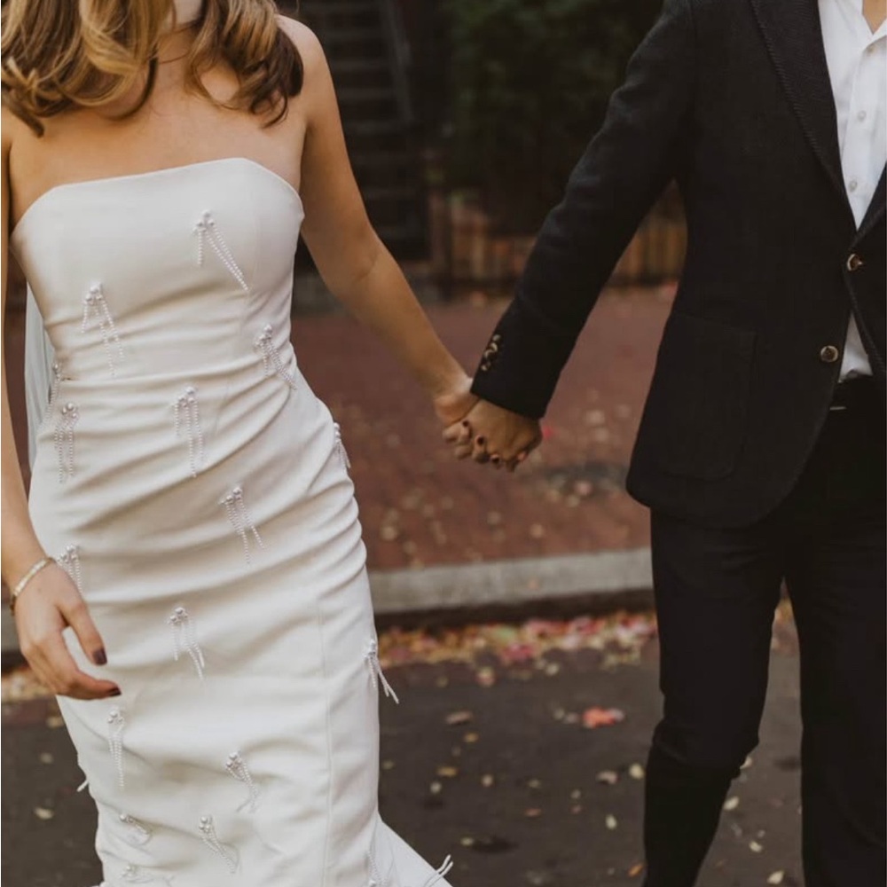 The Ultimate Muse Embellished Midi Dress - Odd Muse White Engagement Bridal